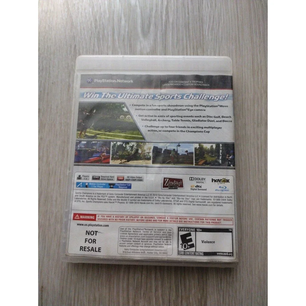 Sports Champions - PS3 - BluRay